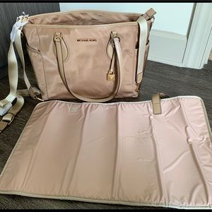 Michael Kors Nylon Diaper Bag and Changing Pad